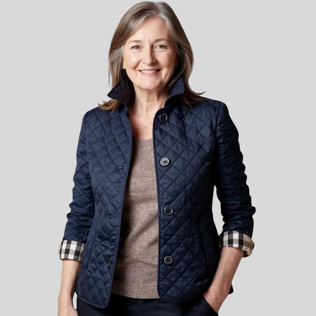 Savora™ | Quilted Jacket with Turned-Down Collar