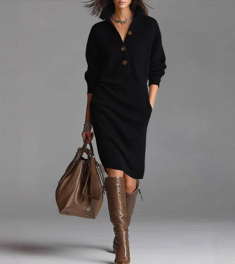 Savora™ | Warm Knit Dress