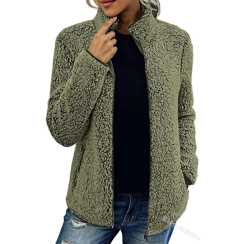 Savora™ | Elegant Casual Fleece Jacket