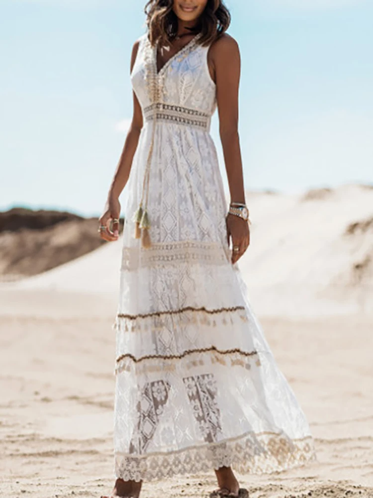 Savora™ – Lace Maxi Dress
