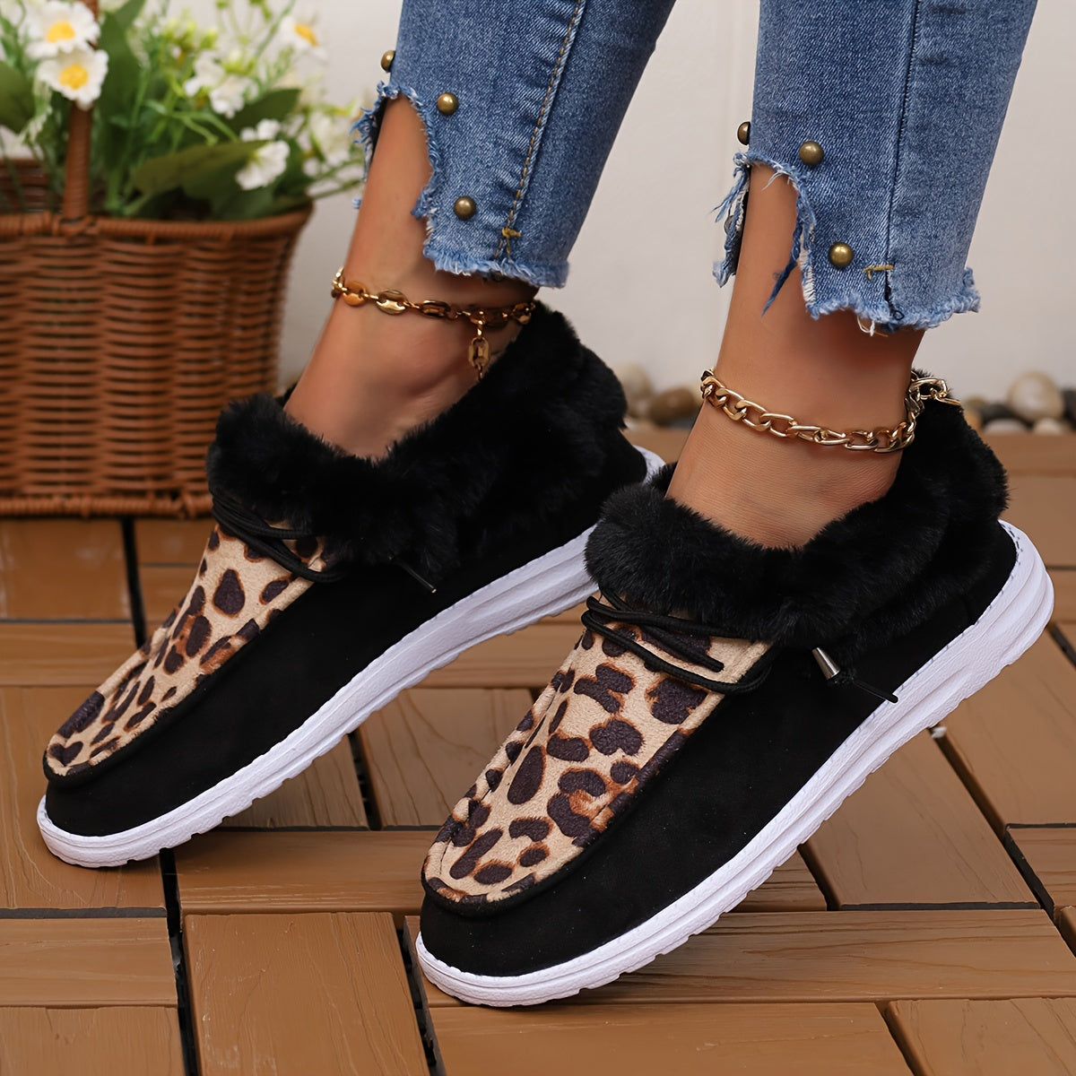 Savora™ - Leopard Print Casual Shoes
