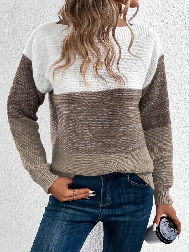 Savora™ - Elegant Long-Sleeve Sweater