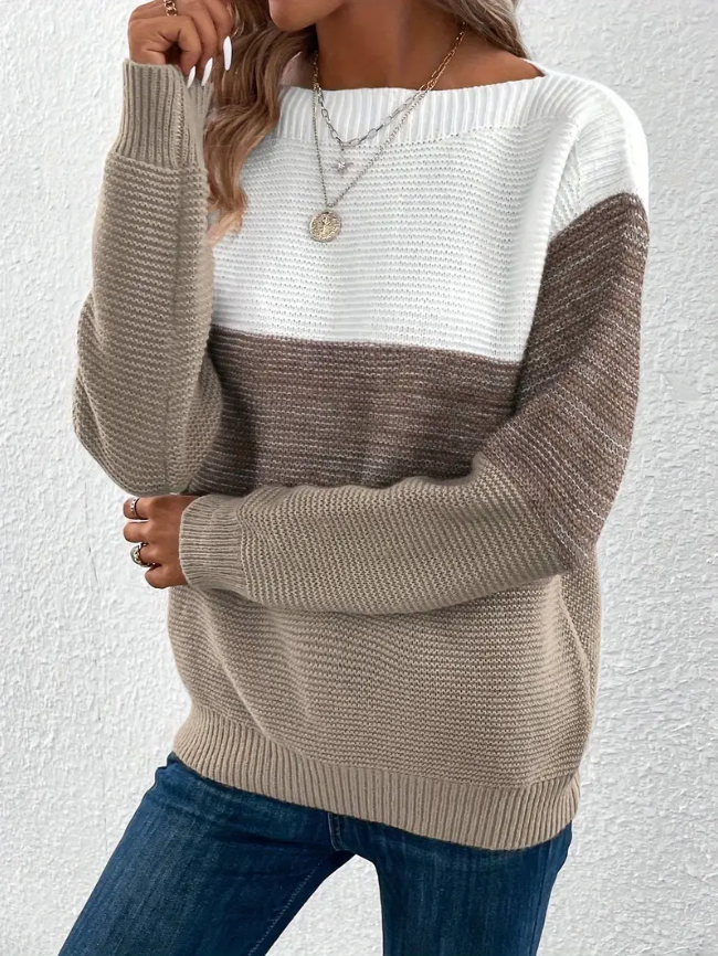 Savora™ - Elegant Long-Sleeve Sweater
