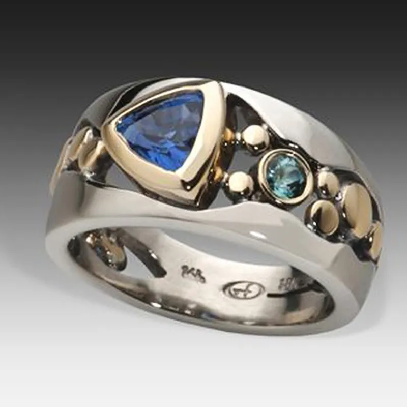 Savora™ - Vintage Blue Crystal Ring