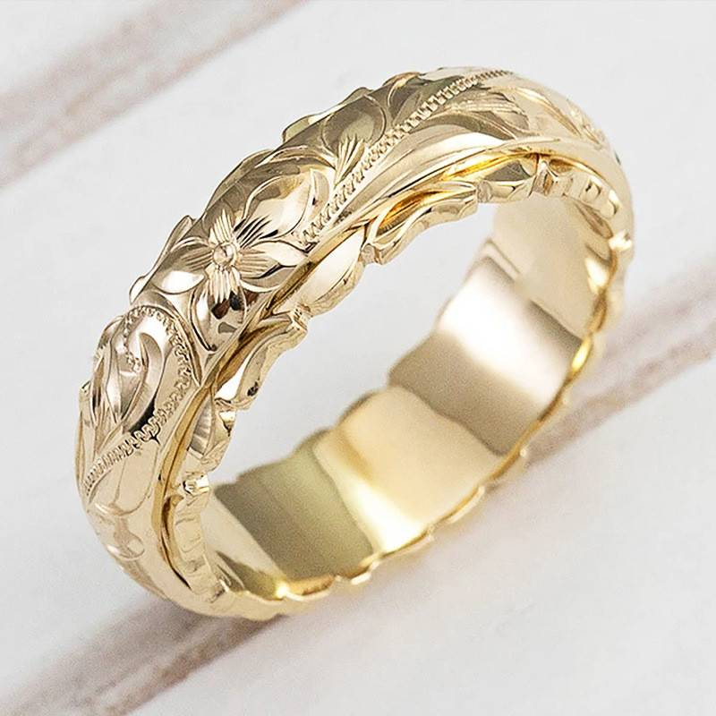 Savora™ - Vintage Gold Flower Ring