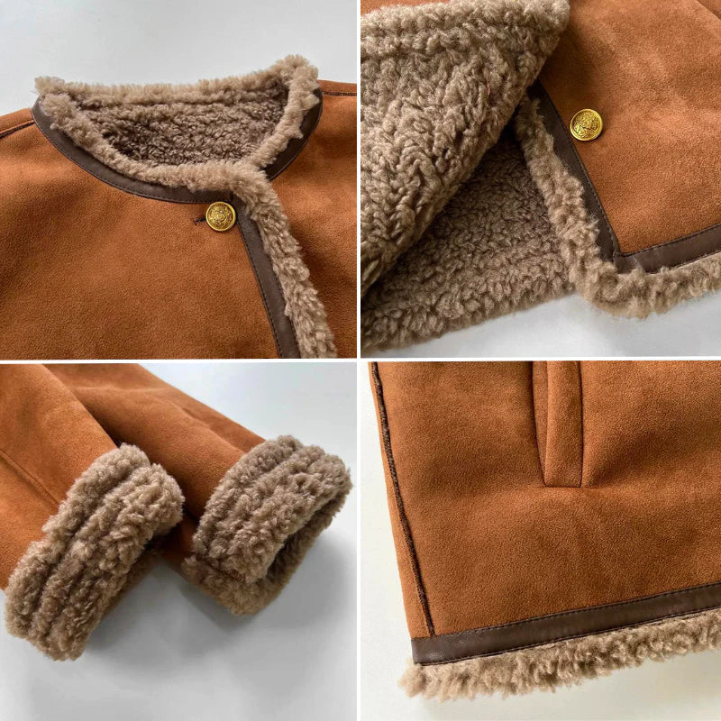 Savora™ - Shearling Button Jacket