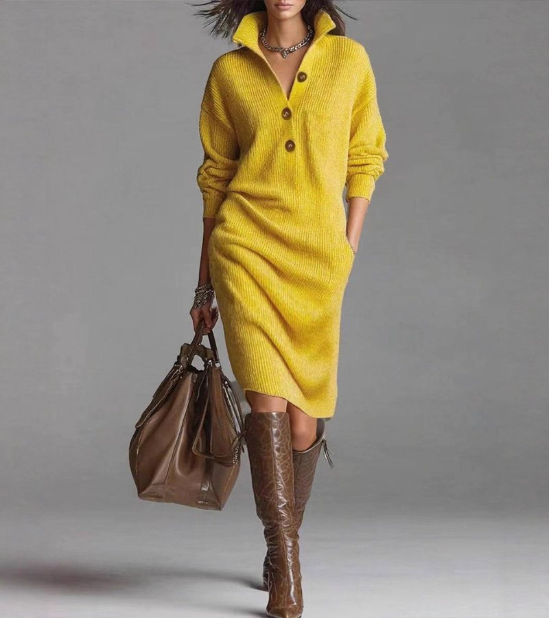 Savora™ | Warm Knit Dress