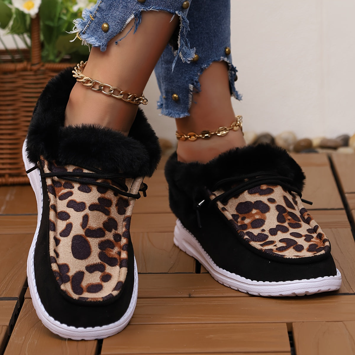 Savora™ - Leopard Print Casual Shoes
