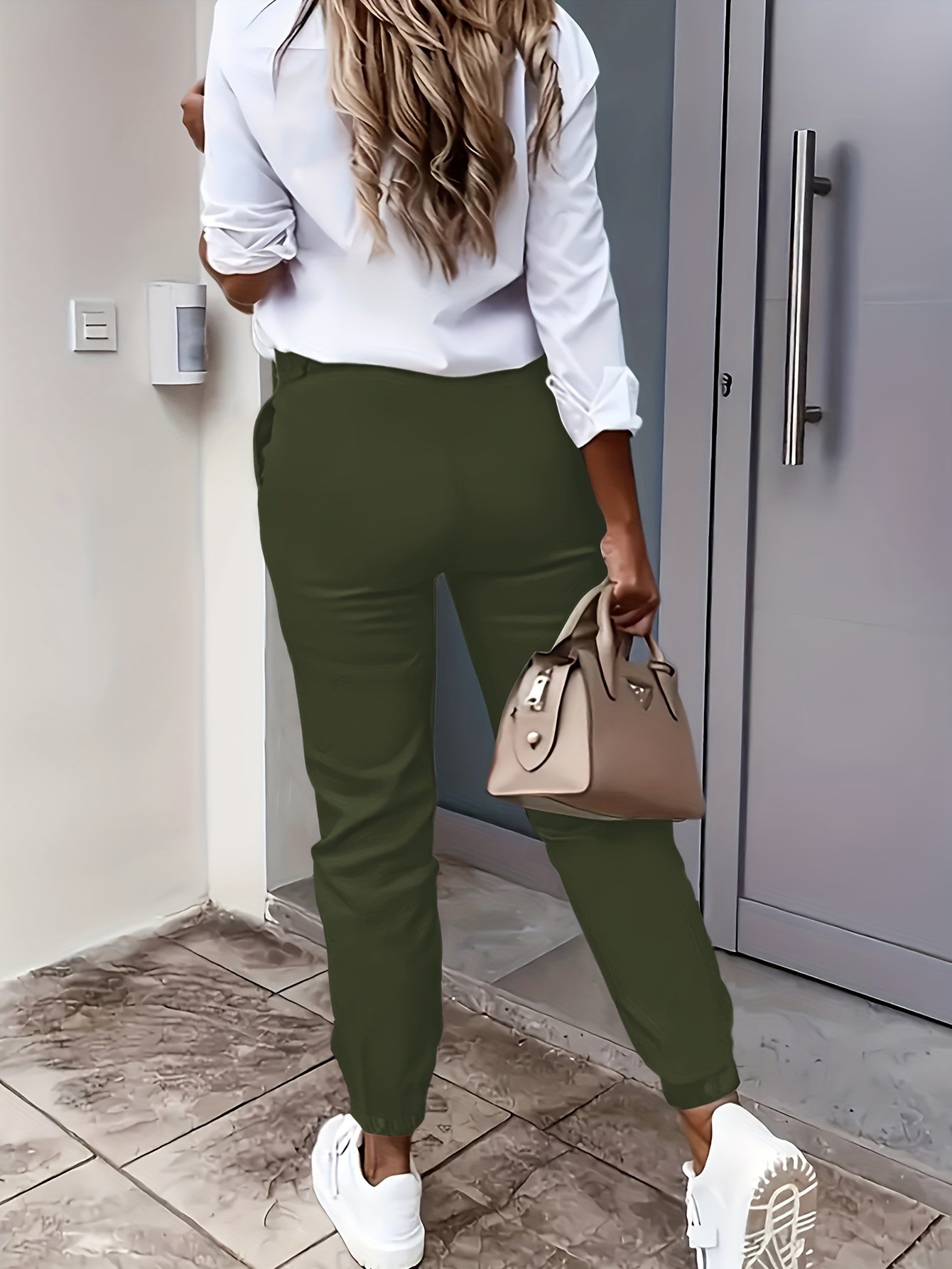 Savora™ – Sleek High-Waisted Tapered Pants