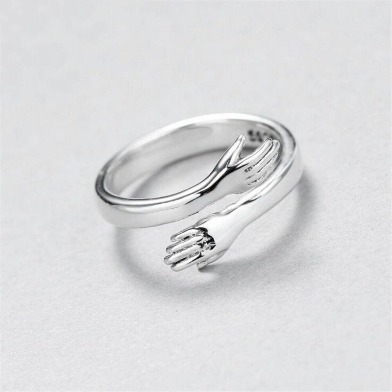 Savora™ - Silver Adjustable Hug Ring