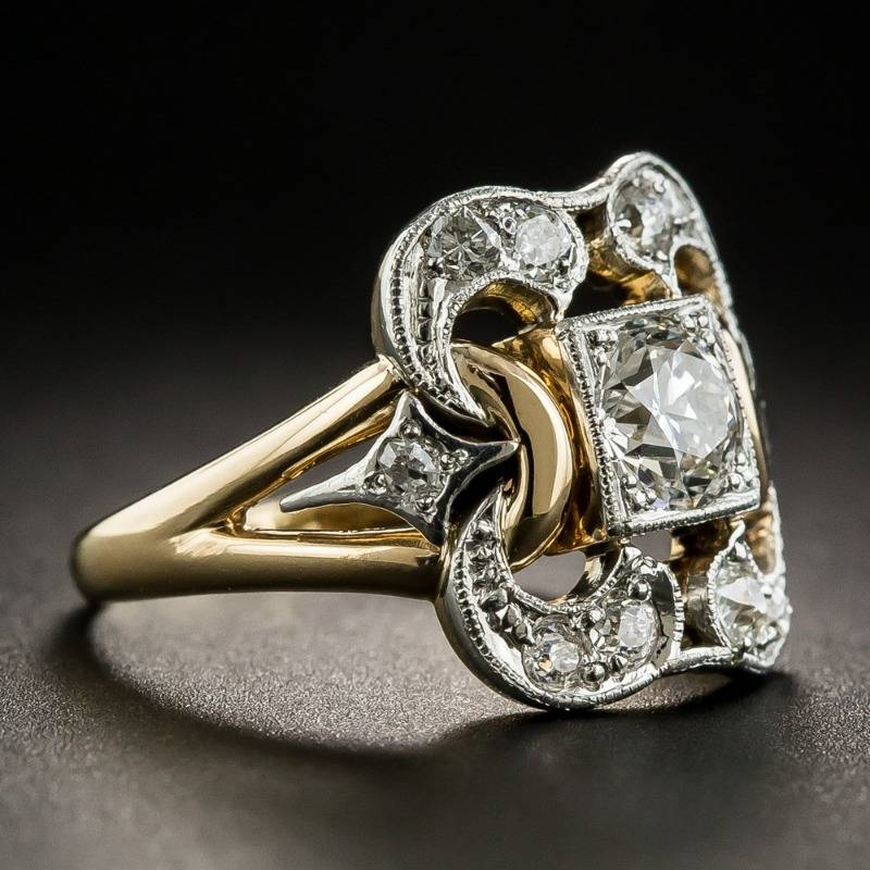 Savora™ - Vintage Zirconia Gold Ring