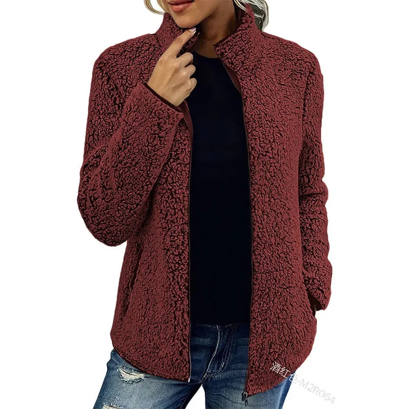 Savora™ | Elegant Casual Fleece Jacket