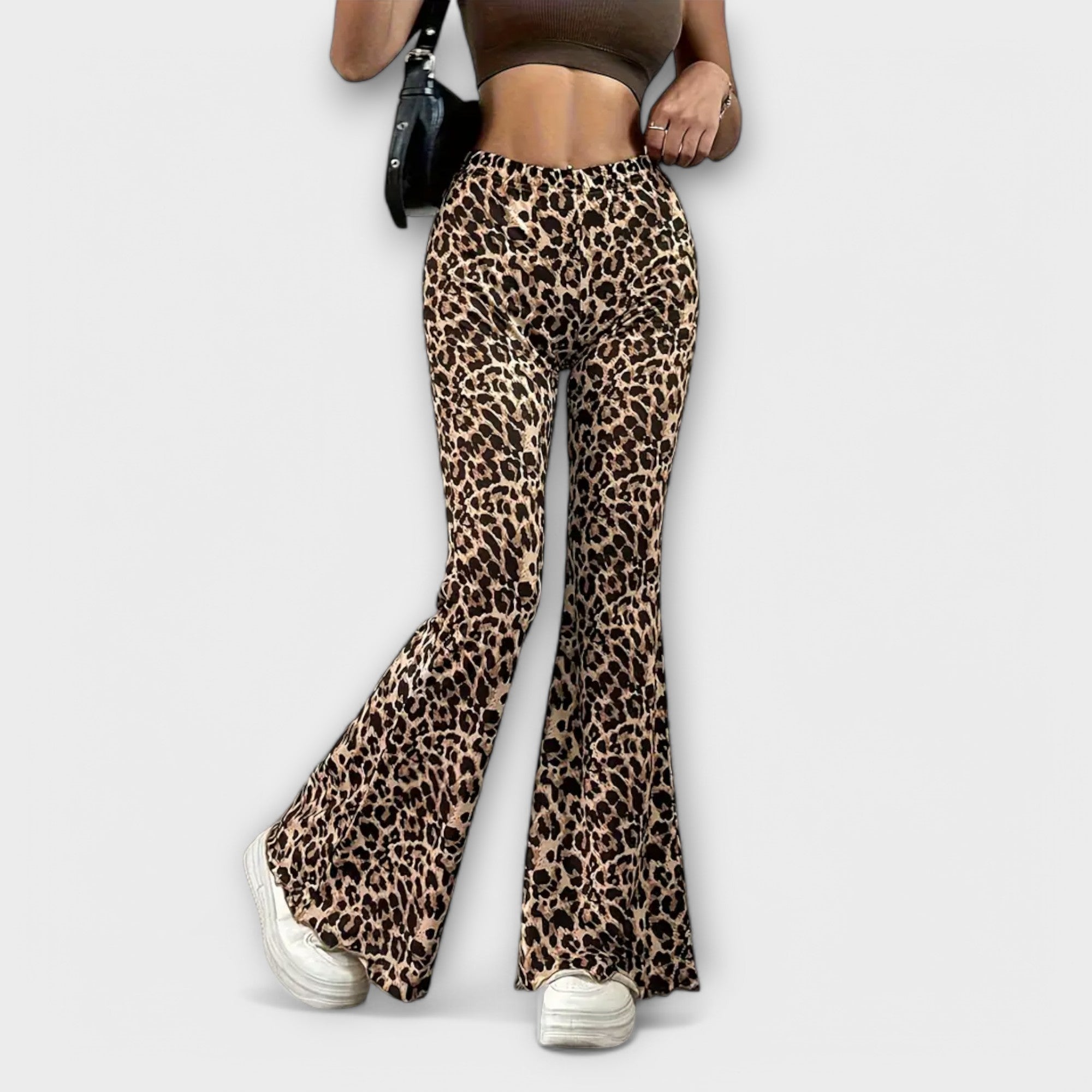 Savora™ Leopard Bootcut Trousers