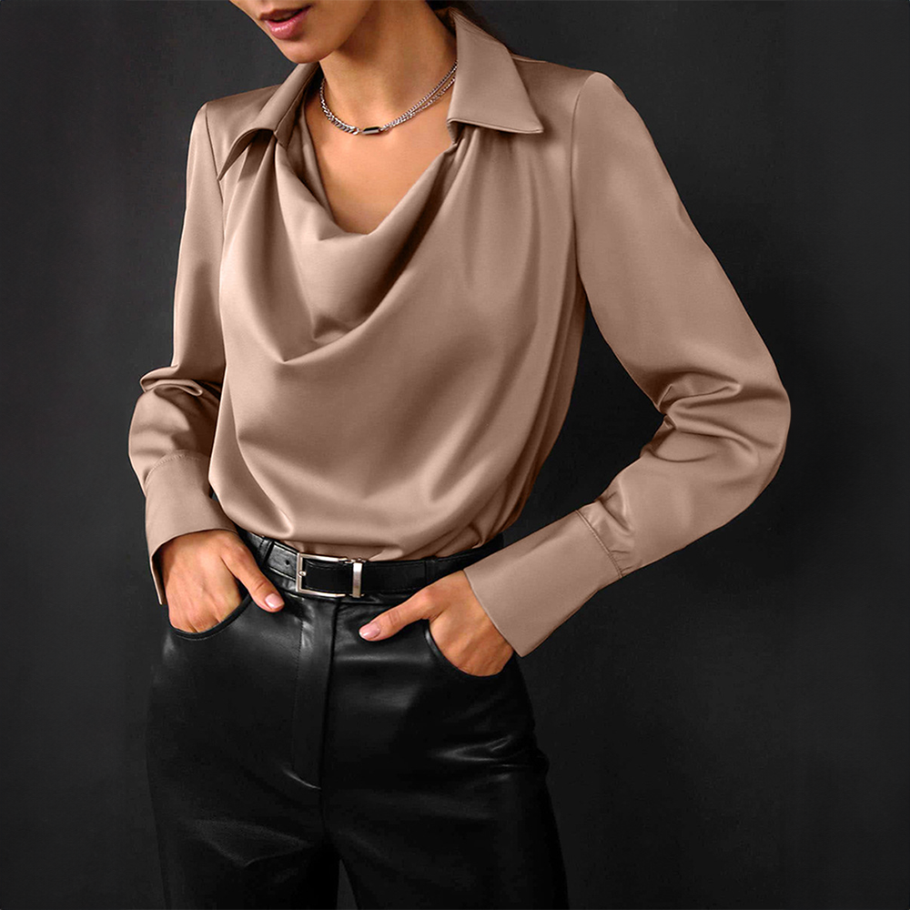 Savora™ | Luxe Silk Blouse for Women