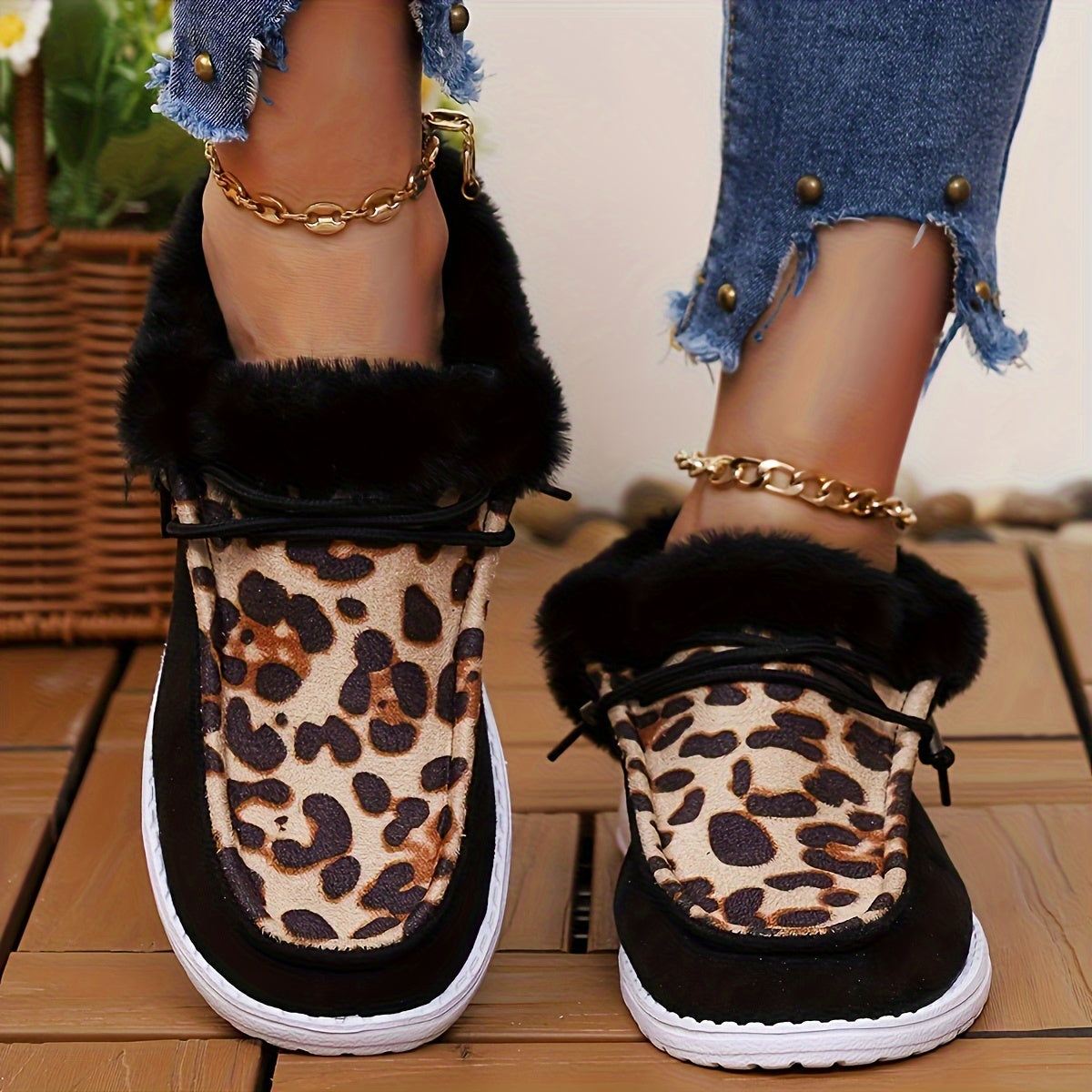 Savora™ - Leopard Print Casual Shoes
