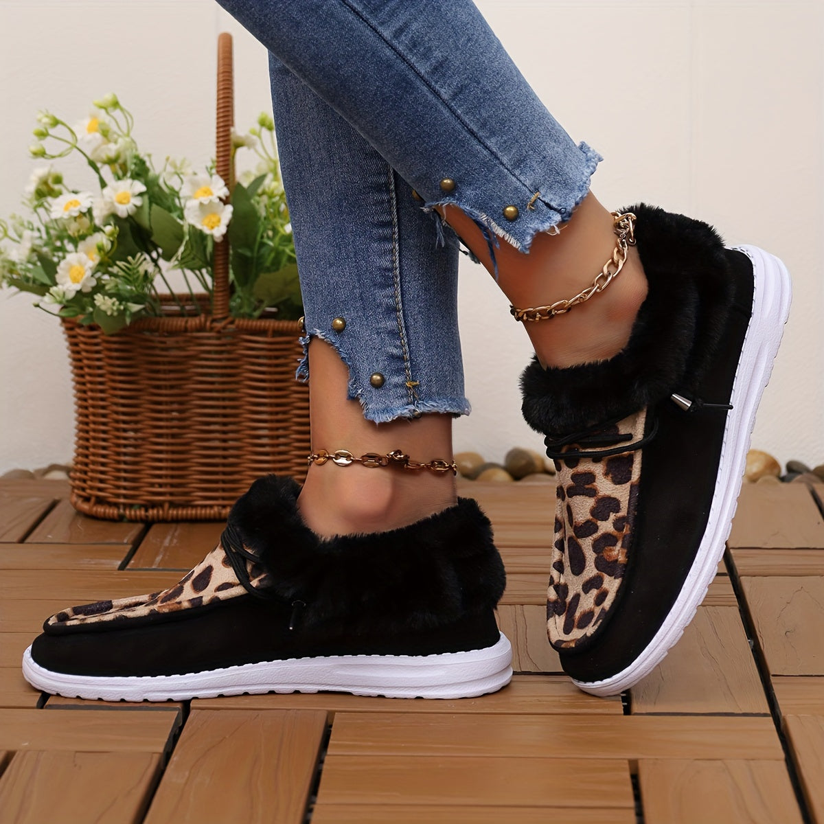 Savora™ - Leopard Print Casual Shoes