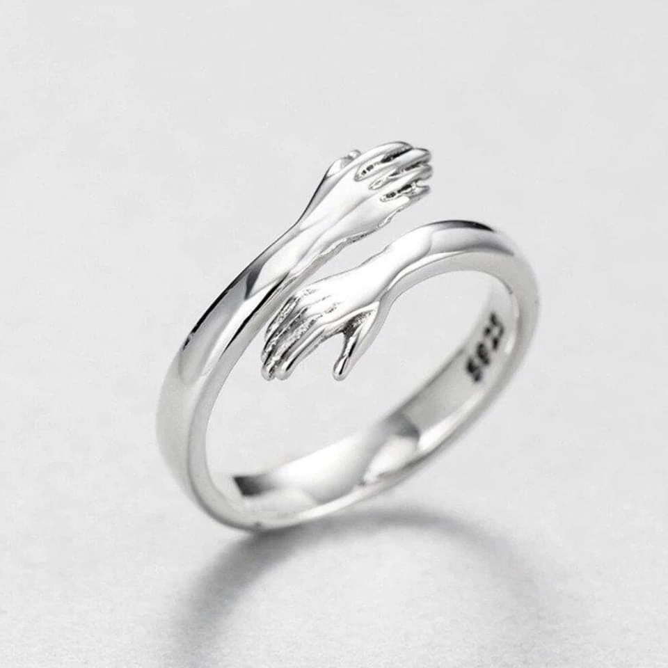 Savora™ - Silver Adjustable Hug Ring