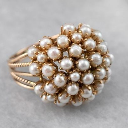 Savora™ - Inlaid Pearls Ring